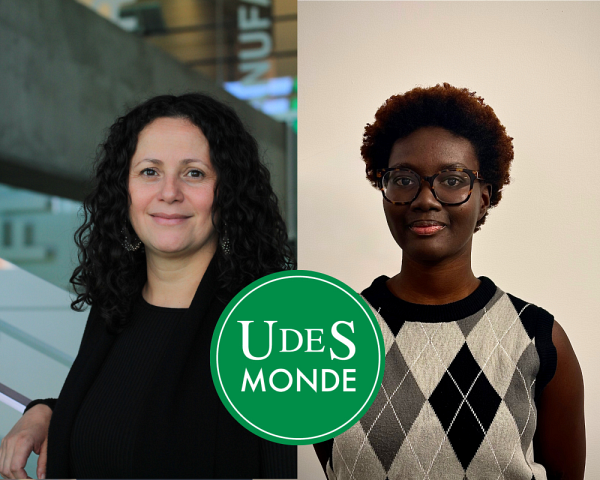 Julieth Maussa-Lopez et Codou Fadila Fall, co-pr&eacute;sidentes 2025 d&rsquo;UdeS Monde