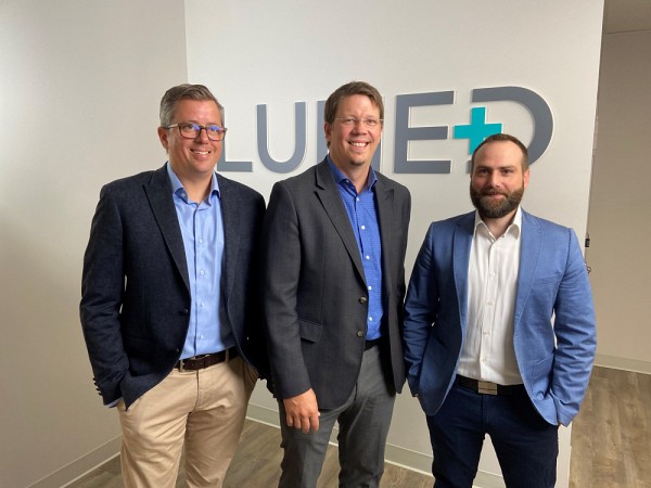 L&rsquo;&eacute;quipe de&nbsp;Lumed : Pr Louis Valiquette, Vincent Nault et&nbsp;Mathieu Beaudoin