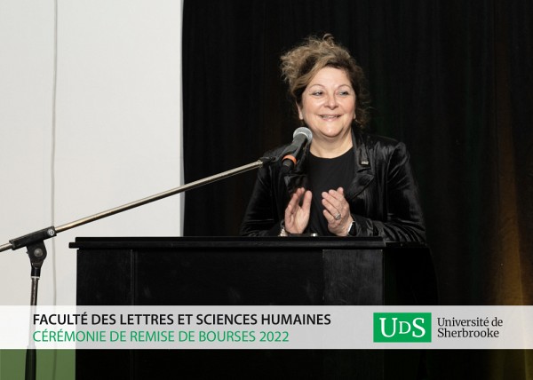 La Professeure Anick Lessard, doyenne de la FLSH