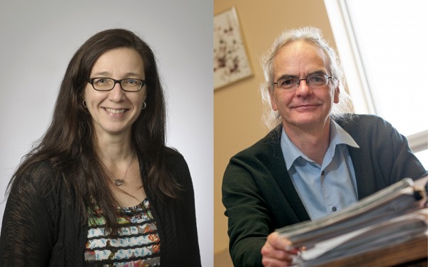 Les professeurs Annie Lambert et Paul Morin, coresponsables de l'&Eacute;cole d'&eacute;t&eacute; 2018 en travail social.