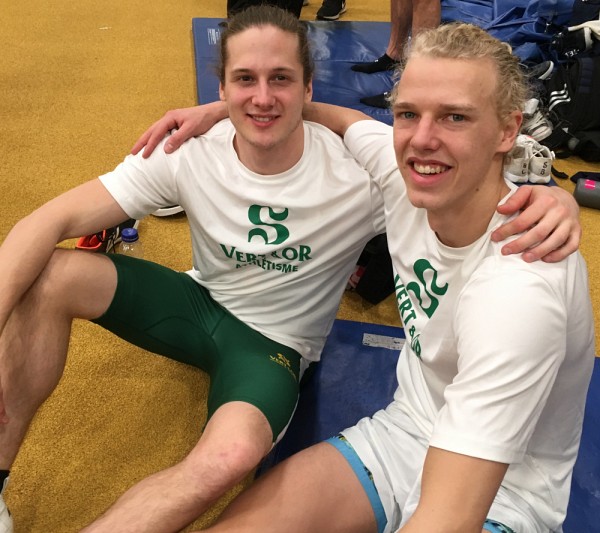 Antoine Vakcourt-Morin et Maxime L&eacute;veill&eacute;.