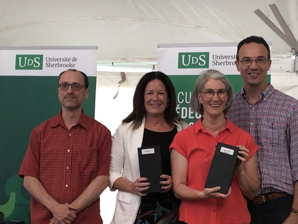 R&eacute;cipiendaires Marie-Claude Routhier et Myl&egrave;ne C&ocirc;t&eacute;