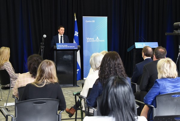 Simon Jolin-Barrette, ministre de la Justice, procureur g&eacute;n&eacute;ral et ministre responsable de la r&eacute;gion de la Mont&eacute;r&eacute;gie