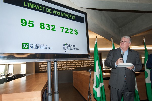 Normand Legault, pr&eacute;sident de la campagne d'avenirs et de passions