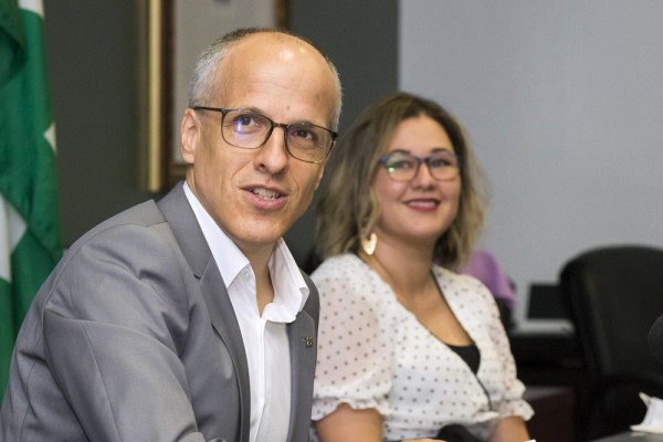 Le professeur Pierre Cossette, recteur de l'UdeS