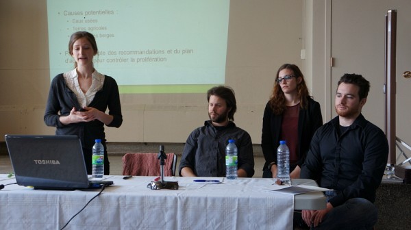 M&eacute;lanie Bourque, Nicolas Latouche (coordonnateur du projet), Marjorie Peyric et Louis Laferri&egrave;re. 