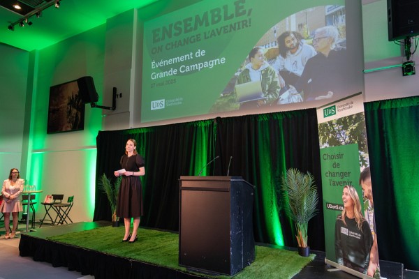 La dipl&ocirc;m&eacute;e Laura Martin a assur&eacute; l'animation de l'&eacute;v&eacute;nement.