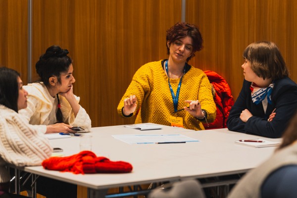 Lucile Cosyn Wexsteen durant un atelier (photo fournie)