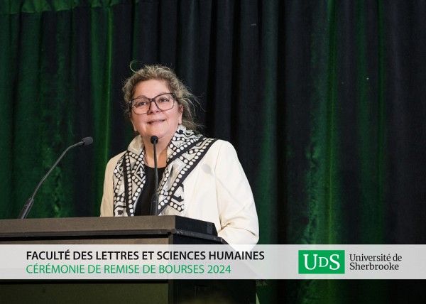 La professeure Anick Lessard, doyenne de la FLSH