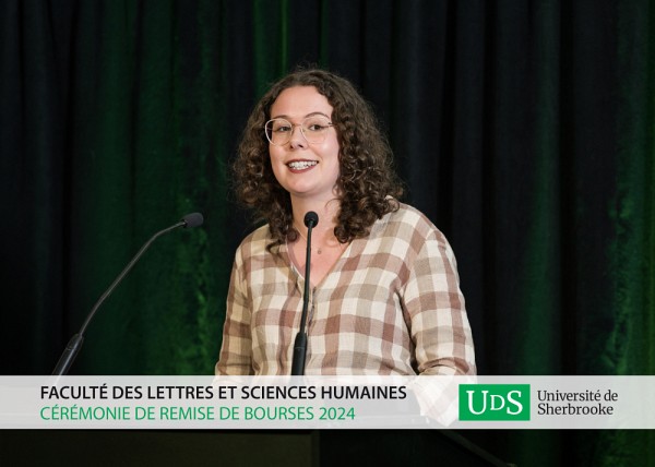 Alexandra Vouligny, r&eacute;cipiendaire d'une bourse en 2023.