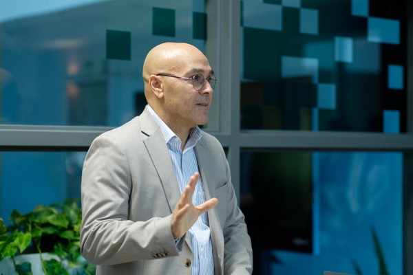 Le professeur Abdelouahab Mekki Berrada, doyen de l'&Eacute;cole de gestion