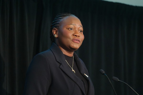 Alors que Centraide f&ecirc;te son 50e anniversaire, Gwladys Sebogo, directrice g&eacute;n&eacute;rale de Centraide Estrie, a rappel&eacute; la contribution essentielle des membres de l&rsquo;Universit&eacute; de Sherbrooke.