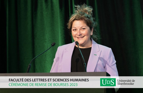 La Professeure Anick Lessard, doyenne de la FLSH