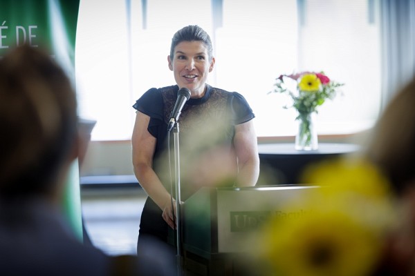 Mme Annie Boisvert, pr&eacute;sidente-directrice g&eacute;n&eacute;rale adjointe du CIUSSS&nbsp;de l&rsquo;Estrie-CHUS.