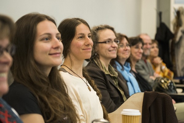 Myl&egrave;ne Archambault et &Eacute;liane Landriault, du projet Et si les mots nous &eacute;taient rythm&eacute;s pour un monde meilleur! finaliste dans la cat&eacute;gorie Arts, lettres et culture.