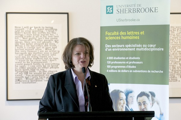 La professeure Lucie Laflamme, vice-rectrice aux &eacute;tudes.