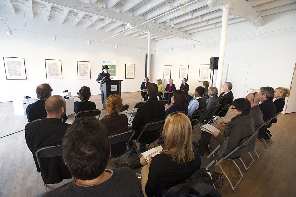 Plusieurs personnes provenant des milieux politique, communautaire et culturel ont assist&eacute; au lancement de ce nouveau programme dans les locaux de Sporobole.