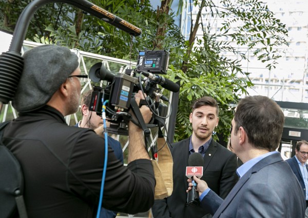 Michel Mercier-Desjardins a r&eacute;pondu &agrave; une question du public en direct sur le compte Facebook de RDI &Eacute;conomie.