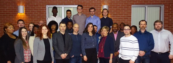 Les &eacute;tudiants du cours&nbsp;&laquo;&nbsp;Gestion des connaissances&nbsp;&raquo; &eacute;taient tr&egrave;s heureux de recevoir la visite des gens de D&eacute;cathlon pour donner le coup d'envoi au projet.