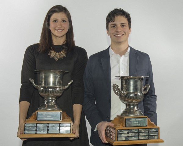 Sarah-Jeanne Meunier-B&eacute;dard et Justin Roy.