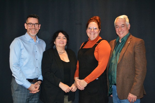 Au Saguenay&ndash;Lac-Saint-Jean, la conclusion s&rsquo;est fait &agrave; quatre : &Eacute;tienne H&eacute;bert (UQAC), Genevieve Sim&eacute;on (CDC des Deux-Rives), Isabelle Boulianne (CIUSSS) et Dominique Dorion (UdeS)