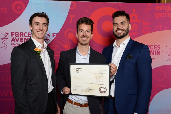 Les repr&eacute;sentants du projet ExoFlex