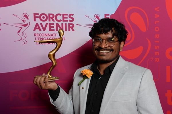 L'&eacute;tudiant Rathush Mahalingam, initiateur du projet HyphTech