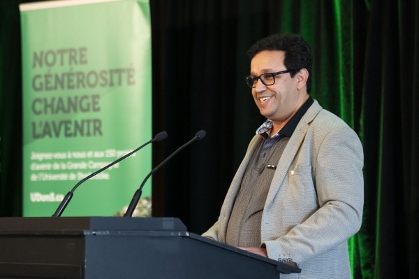 Le vice-doyen &agrave; l'engagement soci&eacute;tal et aux relations internationales de la Facult&eacute; des sciences, professeur Kamal Bouarab, agissait &agrave; titre de ma&icirc;tre de c&eacute;r&eacute;monie.