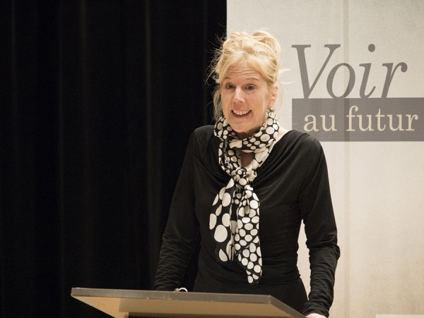 La doyenne de la Facult&eacute; des lettres et sciences humaines, la professeure Christine Hudon.