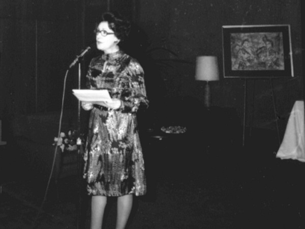 Madeleine L. C&ocirc;t&eacute;, directrice g&eacute;n&eacute;rale de la Clinique de l'Universit&eacute; de Sherbrooke, 1972.