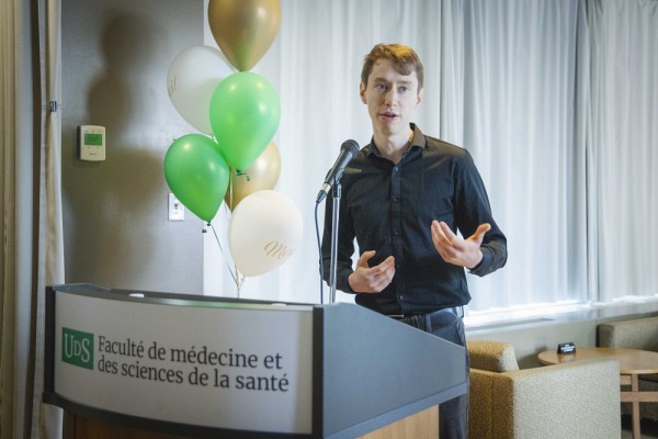 Gabriel Lemieux, r&eacute;cipiendaire de la bourse de doctorat &Eacute;ric-Marsault