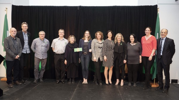 L'&eacute;quipe du Centre culturel, prix &Eacute;quipe inspirante.