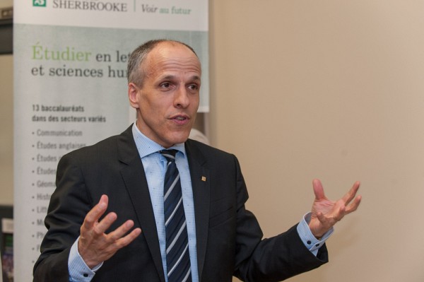 Le nouveau recteur de l&rsquo;Universit&eacute; de Sherbrooke, le professeur Pierre Cossette.