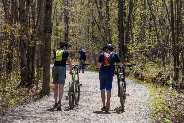Les travaux pr&eacute;voient notamment de relier le r&eacute;seau de v&eacute;lo de montagne du secteur Bellevue &agrave; d'autres sites. 