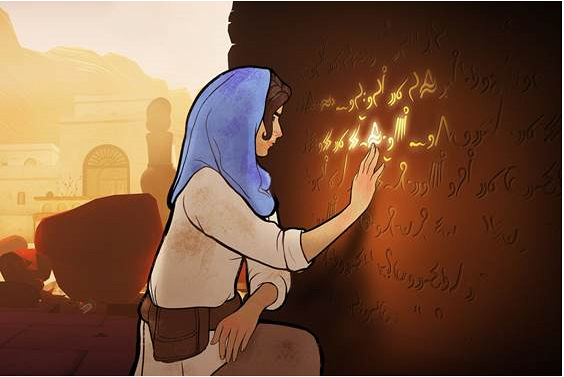 Heaven's Vault s'&eacute;loigne compl&egrave;tement des visions de l'arch&eacute;ologie propos&eacute;e par Lara Croft.