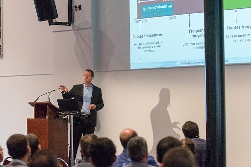 Roch Lefebvre &agrave; la conf&eacute;rence Entrepreneuriat technologique : le succ&egrave;s mondial de l'aventure ACELP