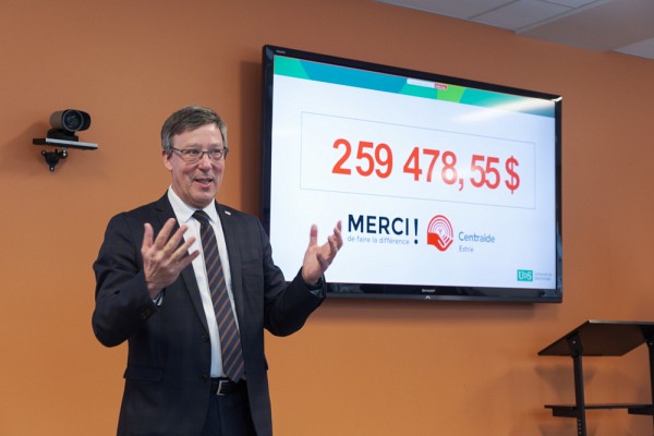 Le recteur Jean-Pierre Perreault