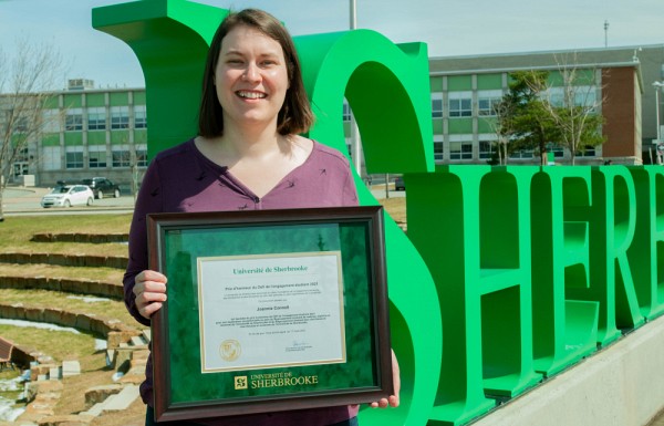 Joannie Connell, gagnante du prix Constance.&nbsp;
