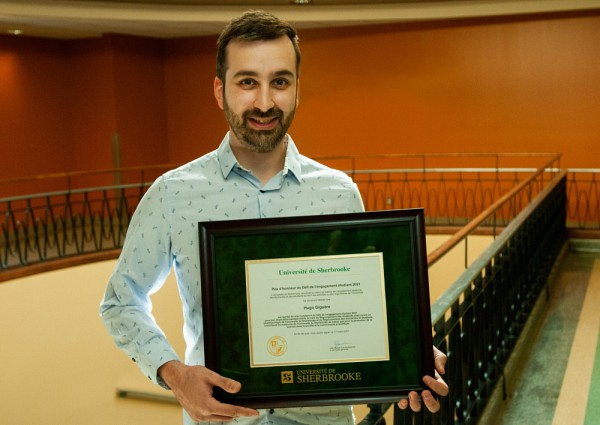 Hugo Gigu&egrave;re, gagnant du prix Constance.