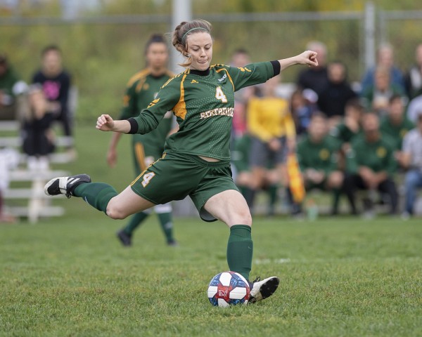 Soccer f&eacute;minin ext&eacute;rieur pendant la saison 2019-2020