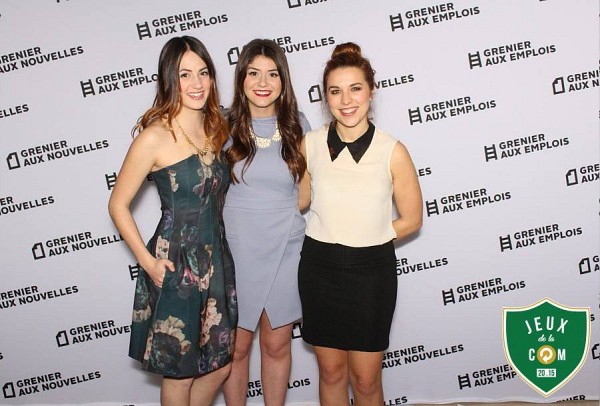 Erika Bellehumeur, Alexine Harvey et Marie-&Eacute;lise Faucher