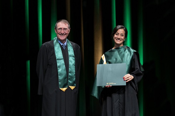Marc Dumas et Sylvana Al Baba DouaihyPhoto : UdeS
