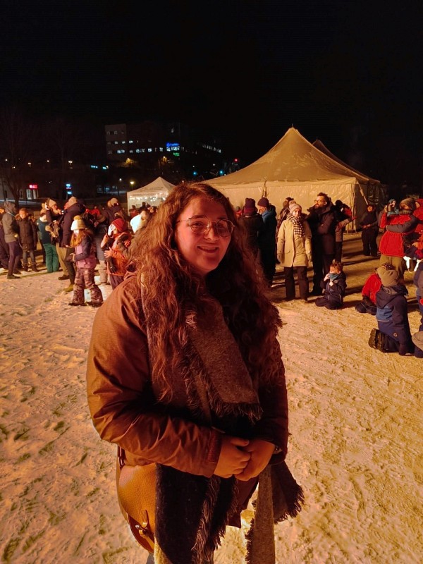 Elanor Willems, &eacute;tudiante en adaptation scolaire et sociale et pr&eacute;sidente de l'AIEUS.