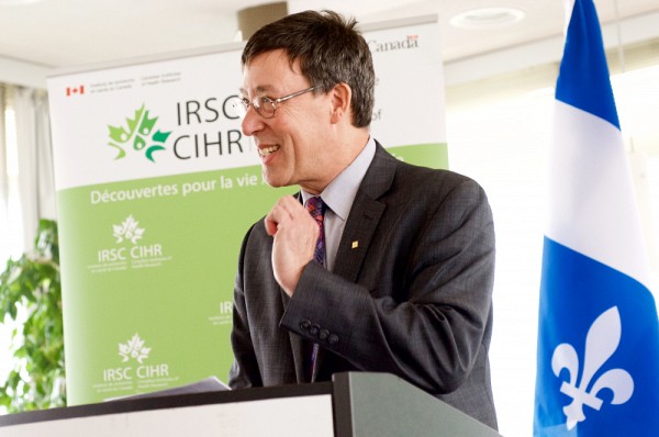 Le professeur Jean-Pierre Perreault, vice-recteur &agrave; la recherche et aux &eacute;tudes sup&eacute;rieures de l'Universit&eacute; de Sherbrooke. 