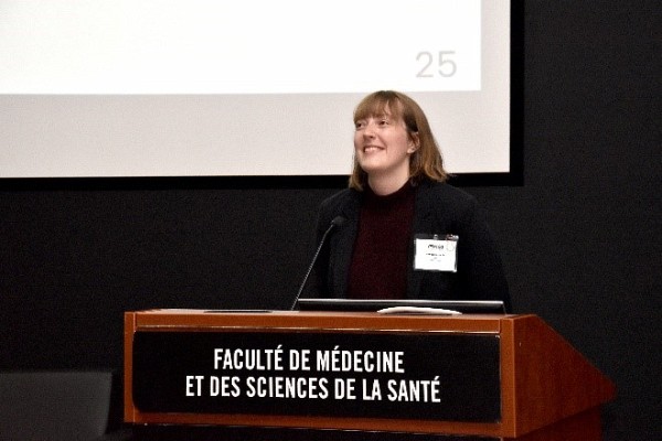 Manon Jehoulet, &eacute;tudiante au doctorat dans le laboratoire du Pr Xavier Roucou, membre de l&rsquo;Institut de pharmacologie de Sherbrooke (IPS)