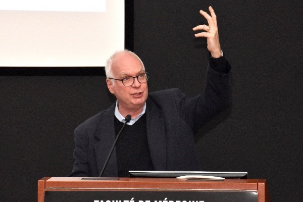 Le Pr Michel Bouvier, chercheur principal &agrave; l'Unit&eacute; de recherche en pharmacologie mol&eacute;culaire de l'Institut de recherche en immunologie et en canc&eacute;rologie de l'Universit&eacute; de Montr&eacute;al (IRIC)&nbsp;et directeur scientifique de l'IRIC