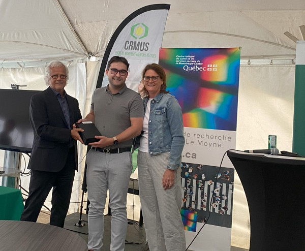 R&eacute;cipiendaire : Marc-Olivier Pouliot