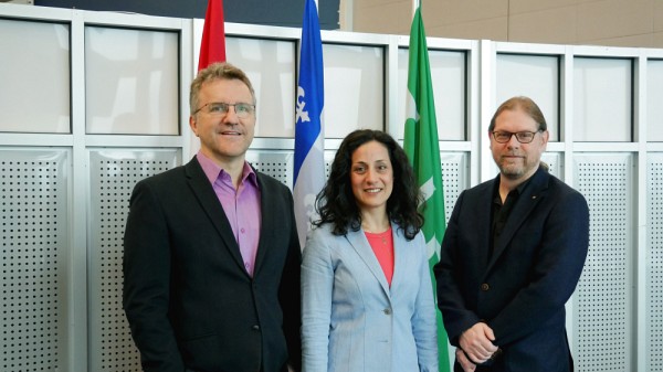 L'&eacute;quipe de recherche compos&eacute;e de Pierre Martin Tardif, Sylvana Al Baba&nbsp;Douaihy et Hugo Loiseau veulent aider &agrave; am&eacute;liorer la cybers&eacute;curit&eacute; des grands &eacute;v&eacute;nements comme les Jeux olympiques.