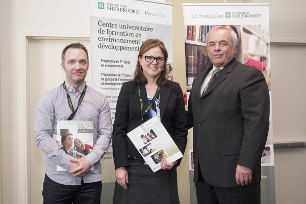 Luc Pomerleau, Sylvie Grenon et Michel Montpetit.