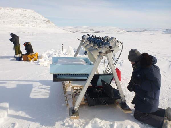 Dans le cadre de sa ma&icirc;trise, Olivier a eu la chance de se rendre dans l&rsquo;Arctique canadien.
